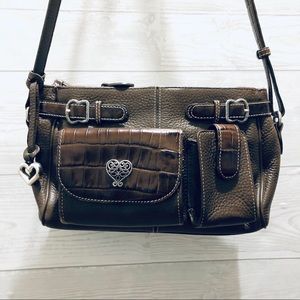Brighton Genuine Brown Leather Shoulder Bag